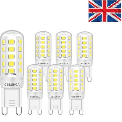Helle G9 LED Leuchtmittel 3W mit CRI 85, 6000K kaltweiß, 6er Pack Beleuchtungslösung