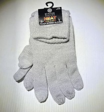 Winter Essentials Women's Texting Elongated Gloves Hat New S/M Locks In Heat