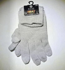 Winter Essentials Women's Texting Elongated Gloves New L/XL Locks In Heat