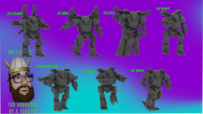#ad #ad Jade Hawk Alternate Mech Model For Battletech 6mm 10mm 15mm RLWS $55.00