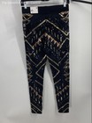 Express Women's High Rise Sequin Geometric Art Deco Leggings Black Gold XS NWT — photo 5