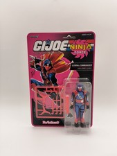 ReAction G.I. Joe Ninja Force Cobra Commander 3.75 Action Figure Super7 Sealed