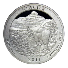 2011 S Parks ATB Quarter Glacier Gem Deep Cameo Proof 90% Silver