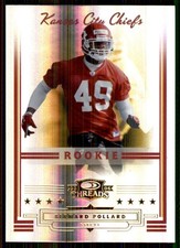 2006 Donruss Threads Bernard Pollard RC 750/999 Kansas City Chiefs #214