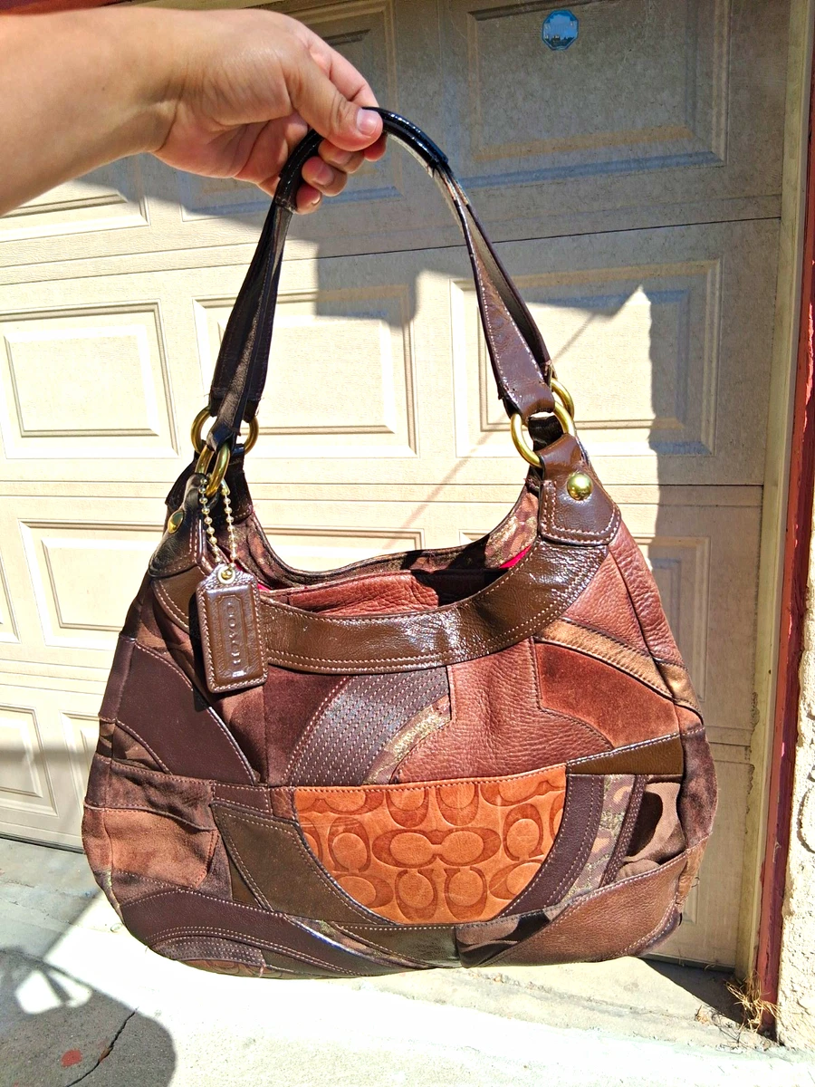 Coach Patchwork Hobo Bag Brown Bags & Handbags for Women for sale