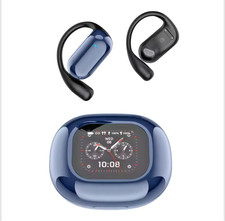 Open Ear Sport Earbuds Bluetooth Wireless Earphones Smart LCD Case Waterproof