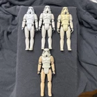 Lot Of 4 Vintage kenner Star Wars Action Figures Stormtroopers 1977 Hong Kong