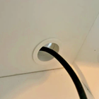 20mm Thick Wall Cable Grommet – 30mm Hole for Desk & Furniture Cable Routing