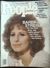 People Magazine April 26, 1976 Barbra Streisand!