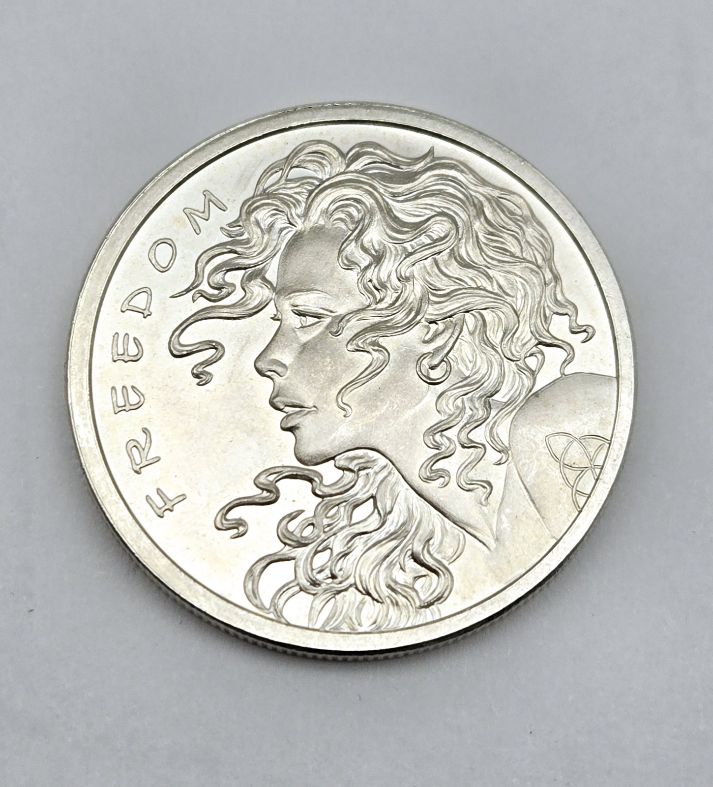 2022 Silver Shield Freedom Girl 1 oz .999 Fine Silver Art Round Collectible