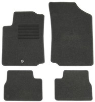 FußMatten Set FüR Citroen C3 2002-2009 Autoteppiche Mit 100% Passform Schwarz