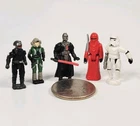Vintage Star Wars Micro Machines Figures Lot Of 5, Darth Vader, Royal Guard..