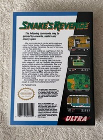 Snake's Revenge NES (Nintendo Entertainment System) con custodia personalizzata a conchiglia!