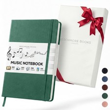 Beechmore Books Blank Sheet Music Notebook - A4 156 Thick Pages 8.5 x 11.5 inch,