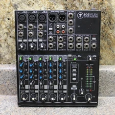 Mackie 802VLZ4 8-Channel Mic/Line Mixer with Onyx Preamplifiers - Untested