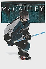 2003-04 TOPPS PRISTINE #27 ALYN MCCAULEY San Jose Sharks Hockey Card