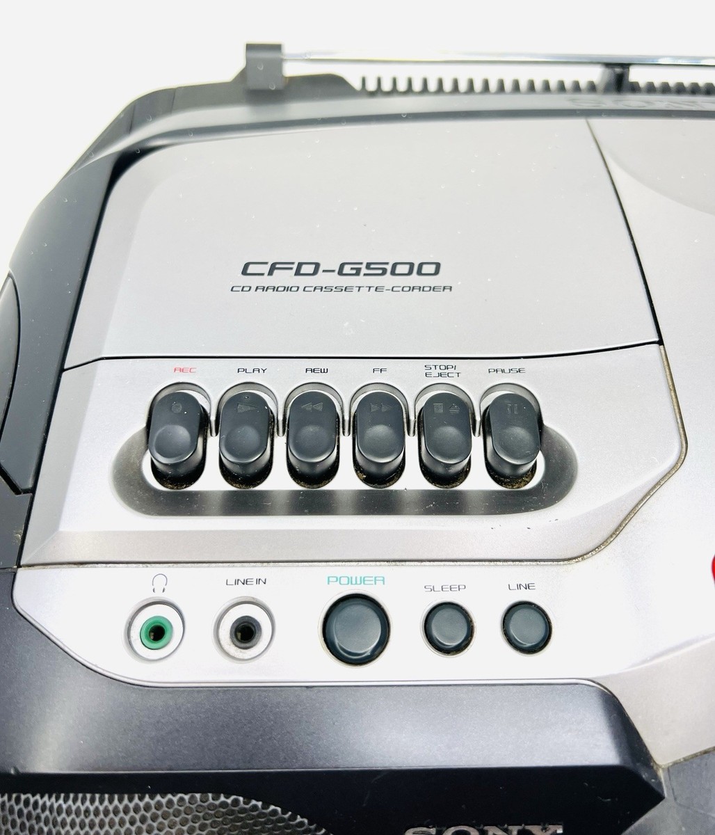 Sony CFD-G500 CD/Radio/Cassette Boombox for sale online | eBay