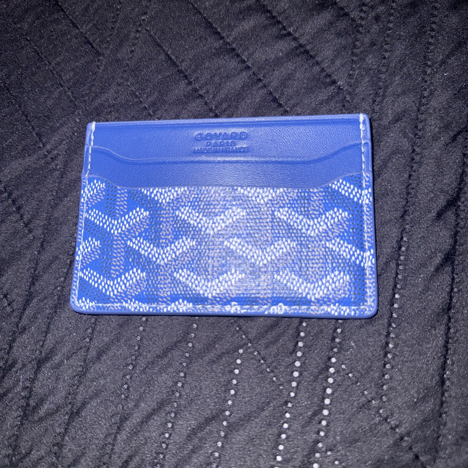Goyard Men's Blue Used-Excellent Condition Clothe Barely Faded Comes With Box
