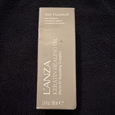 Lanza Keratin HEALING OIL Hair TREATMENT 3.4oz 100ml Phyto-IV Repairing Complex