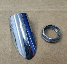 1979 1985 Mercedes S123 300TD Wagon Hirschmann Antenna Bezel / Chrome OEM