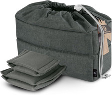 Waterproof DSLR Camera Bag with Removable Insert, Adjustable Compartments, Fits