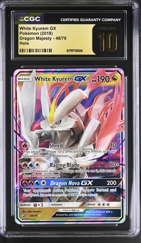 White Kyurem-GX graded CGC 10 for sale on eBay