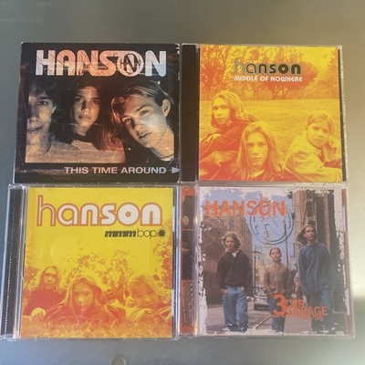 Hanson 4   LOT: This Time Around, Mmm Bop, Middle Nowhere, 3 Car Garage VG