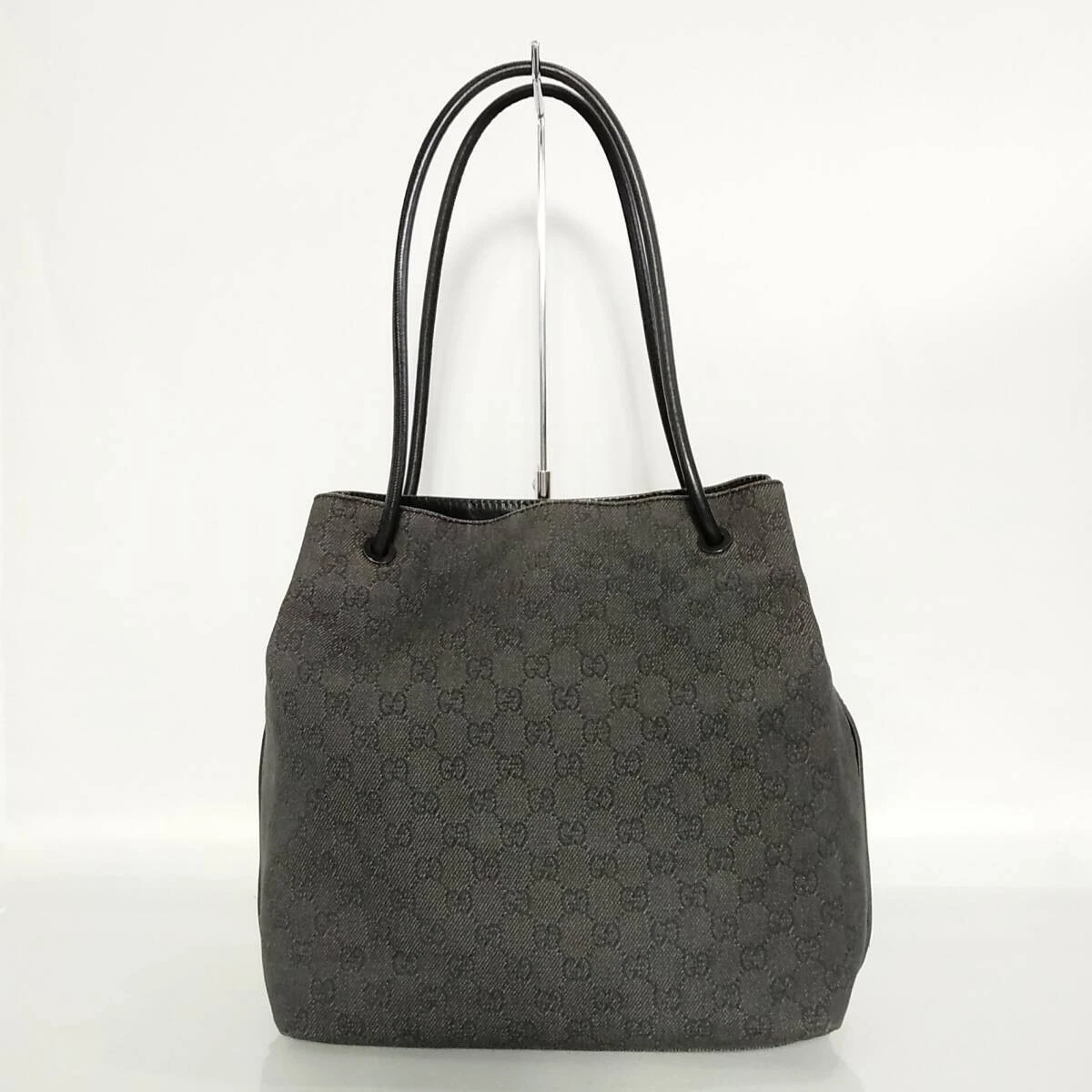 Sac fourre tout en toile noir Gucci Gg 612B62