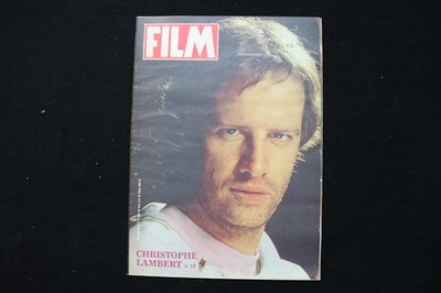 1991 APRIL 21 FILM MAGAZINE - CHRISTOPHE LAMBERT COVER - E 25290