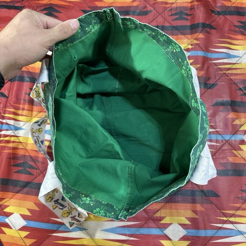 Vintage Tweety Bird Green Tote Bag Clover Print - Bild 8 von 11