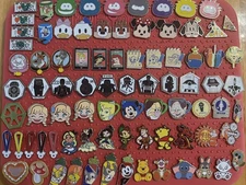 Disney Trading Pins - Lot of 50 - No Duplicates - 100% Tradable - Free Shipping