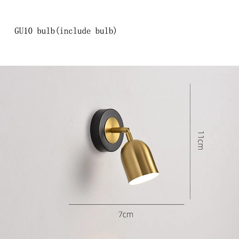 Hallway Wall Lights Room Wall Lighting Indoor Wall Lamp Balcony Gold Wall Sconce - Image 2 of 4