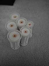 Vintage carmen Heated Rollers cascade spare replacement curlers x 6