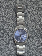 Rolex Oyster Perpetual Datejust Mens Blue Dial