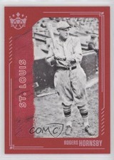 2021 Panini Diamond Kings Red Framed Rogers Hornsby #22 HOF uk2