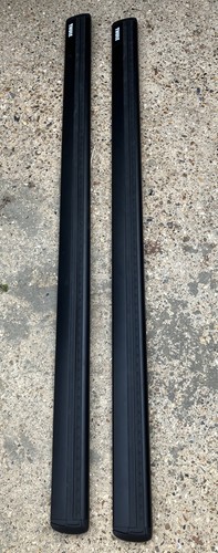 Thule 135cm Wing Bars Evo Black Bar Dachträger Top gebrauchter Zustand.