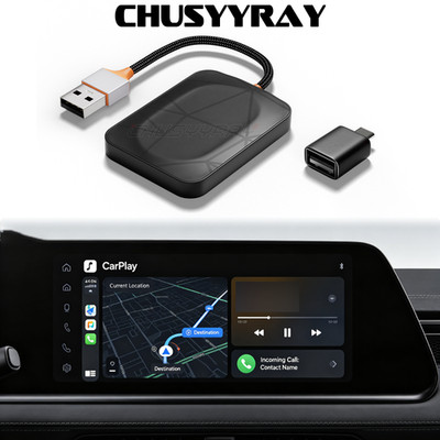 2026 Upgraded Wireless CarPlay Adapter USB Dongle For iPhone Apple Plug&Play