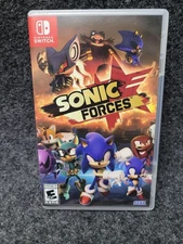 Sonic Forces Nintendo Switch Video Game Complete Case Cartridge Sega Action