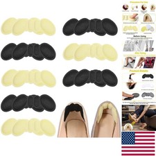 8 Pairs Luxury Heel Pads for Shoes   Soft Cushioning  Blister Prevention