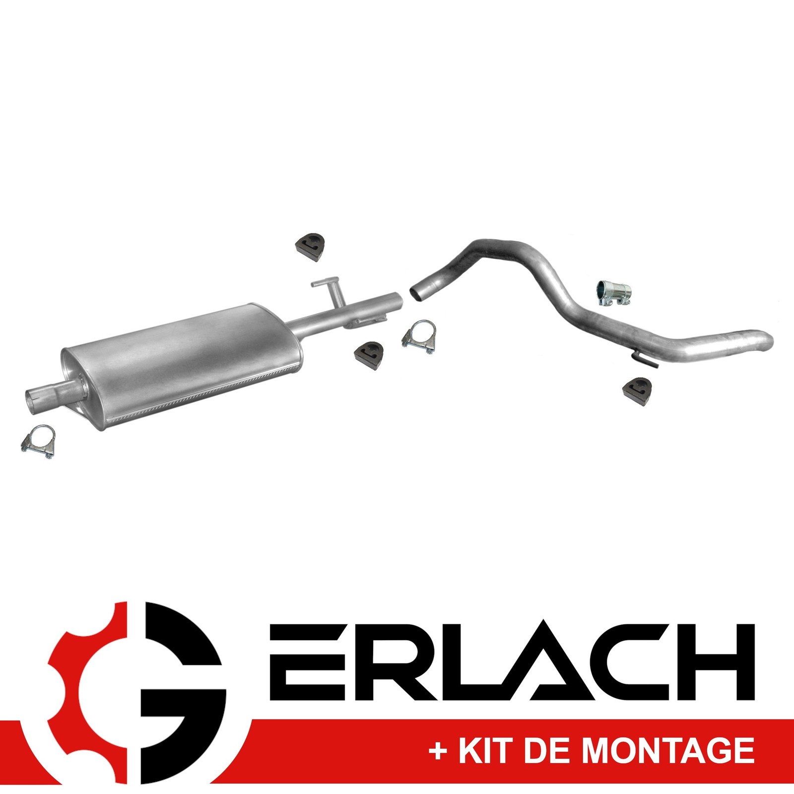 Échappement silencieux VW LT 28-46 II 2.5 renforcé contre la corrosion