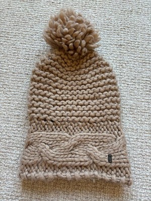 Noa Noa - Chunky Pom Pom Beanie - OS, Beige