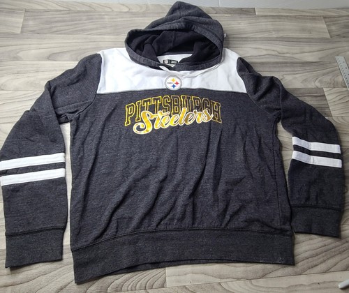 Pittsburgh Steelers Hoodie Damen schwarz Gr. Xl