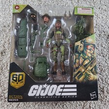 GI Joe Classified Series Action Marine Sniper 6  Figure 60th Anniversary