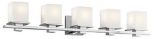 Kichler 45193CH Tully 5-Light Bath Vanity in Chrome