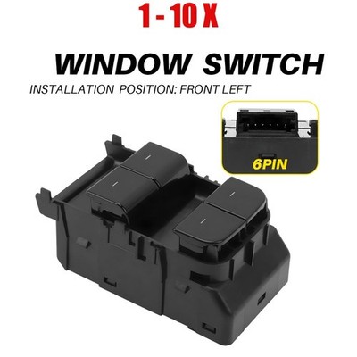 1-10X Front Left Window Power Switch 1081037-02-G Fit Tesla Model Y 3 2021-2024