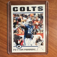 Topps 2004 Peyton Manning #1 Indianapolis Colts Football Base Set Card
