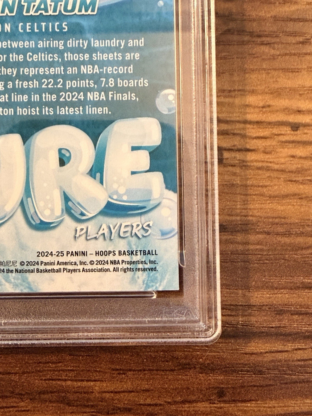 2024 Panini NBA Hoops - Jayson Tatum #2 Pure Players Holo Prizm - PSA 9 Low POP! view 11