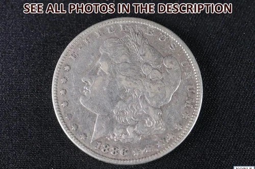 NobleSpirit Popular 1886 Morgan Silver Dollar VF+ / XF