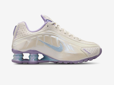 Nike Shox R4 Soft Pearl Purple Multi IH4050-001 GS SZ 4Y-7Y Womens New Casual