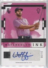 2024 Impeccable LIV Golf Watercolor Signatures 36/99 Matthew Wolff Auto 1i3m